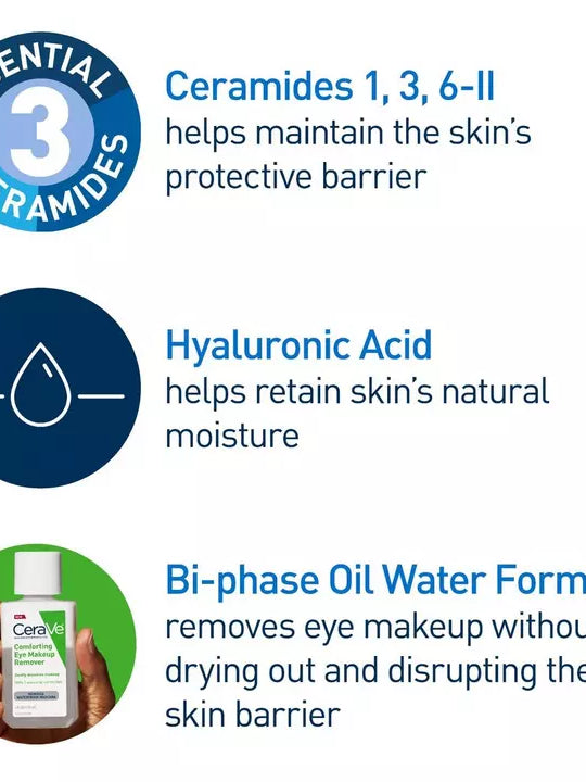 Cerave Desmaquillante reconfortante con ácido hialurónico