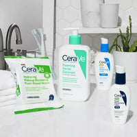 CeraVe Limpiador facial para pieles normales a grasas: Limpia suavemente y elimina el exceso de grasa sin alterar la barrera natural de la piel.