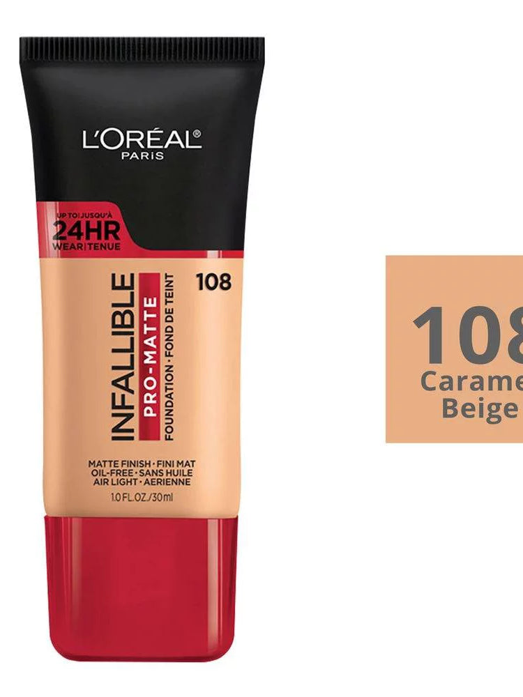 Bases Infallible Pro Mate 24HR para pieles mixtas a grasas