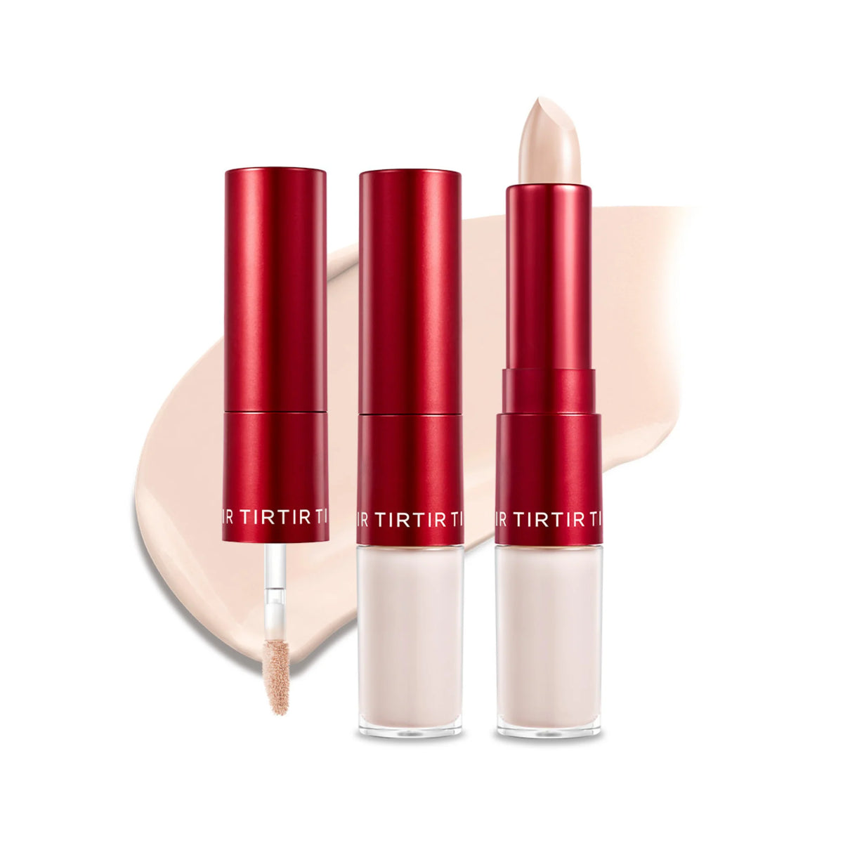 TIRTIR Glide&Hide - Corrector Textura cremosa, oculta ojeras y arrugas, fórmula dual
