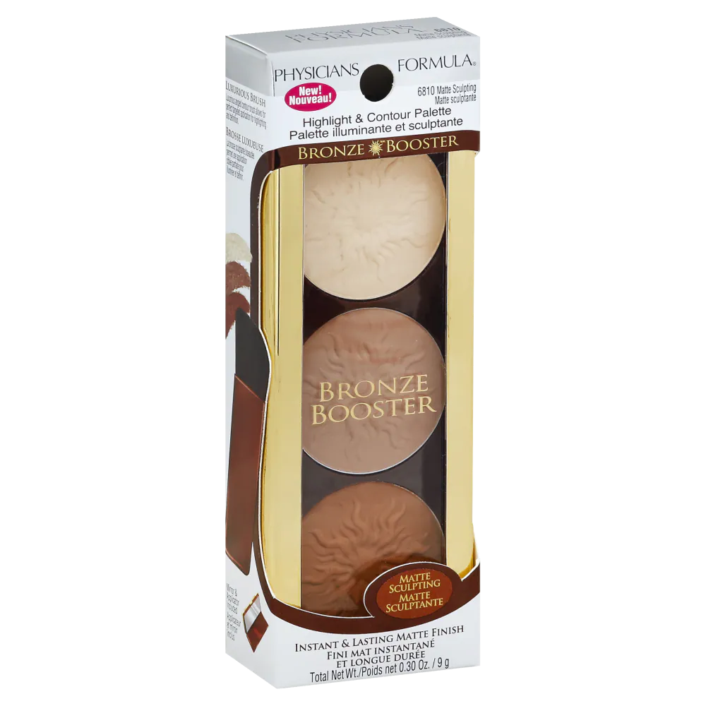 Physicians Formula Bronze Booster Highlight & Contour Palette – Matte Sculpting Palette