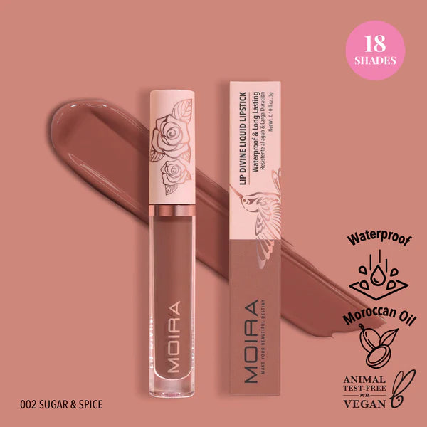 Lápiz Labial Líquido Lip Divine Moira Beauty