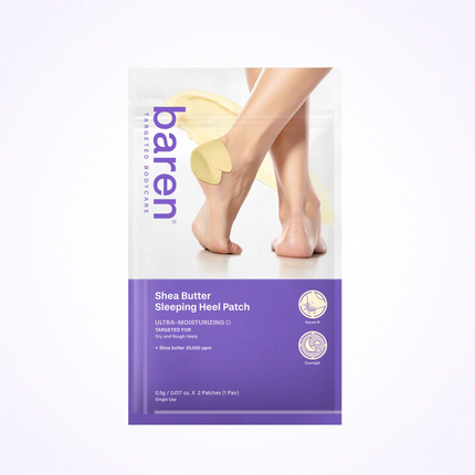 Baren Shea Butter Sleeping Heel Patch, 10pcs (5pares)