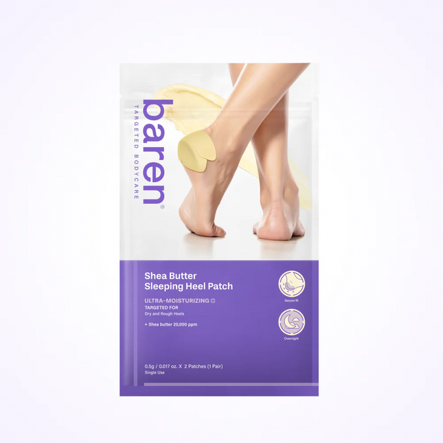 Baren Shea Butter Sleeping Heel Patch, 10pcs