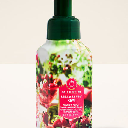 Bath & Body Works Strawberry Kiwi – Jabón Espumoso para Manos 259 ml