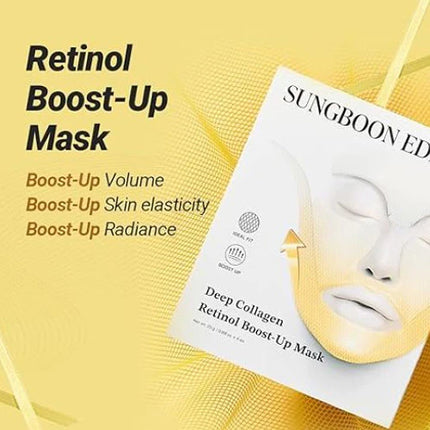 Sungboon Editor Deep Collagen Retinol Boost Up Mask Set 4u