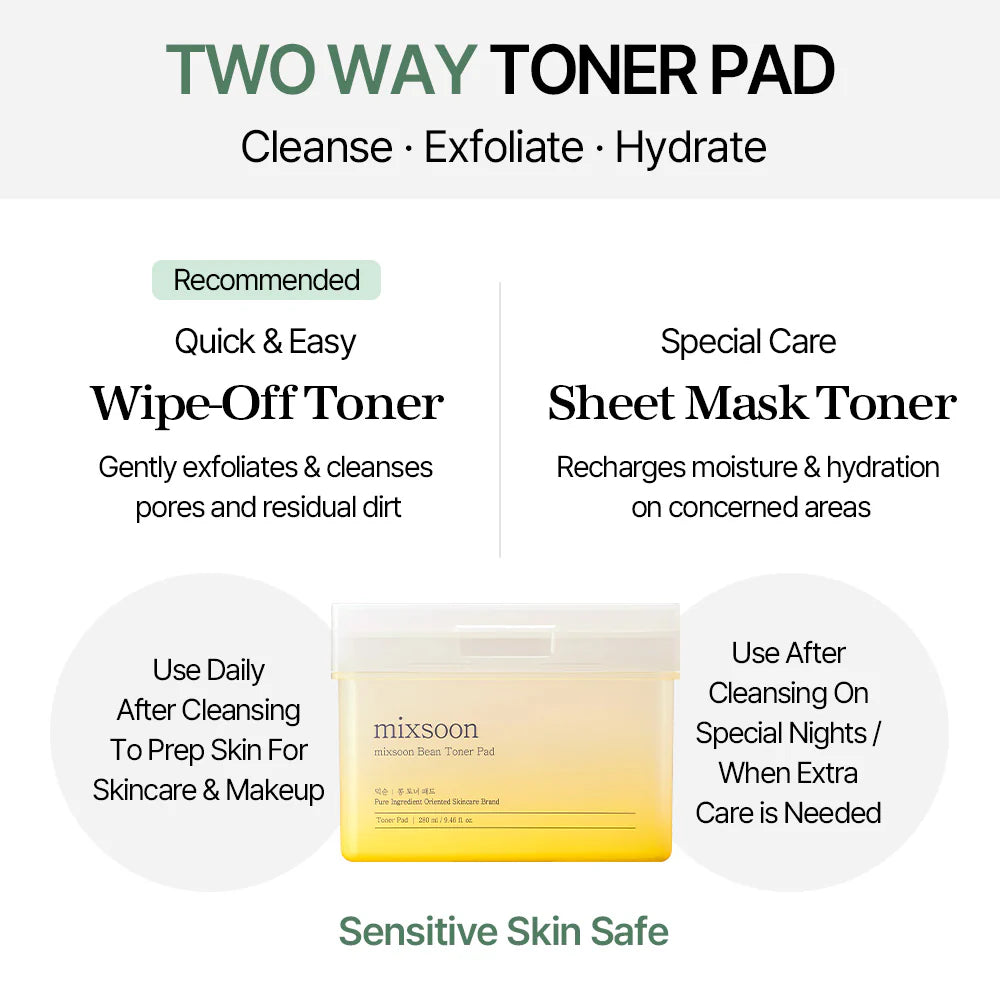 Mixsoon Bean Toner Pad