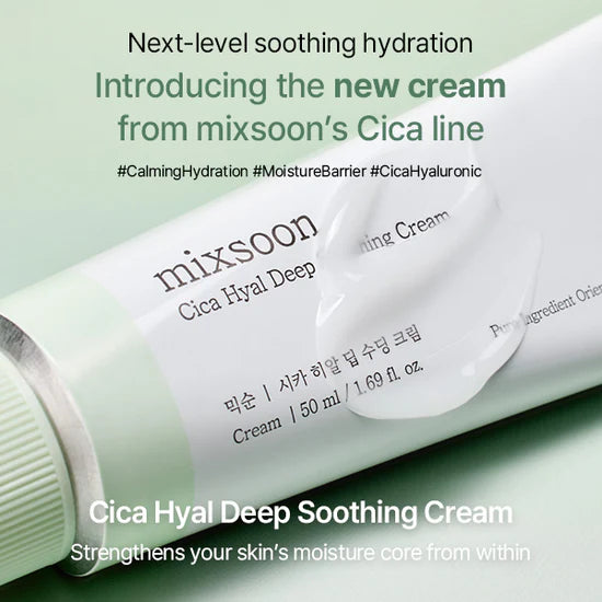 Mixsoon Cica Hyal Deep Soothing Cream 50ml