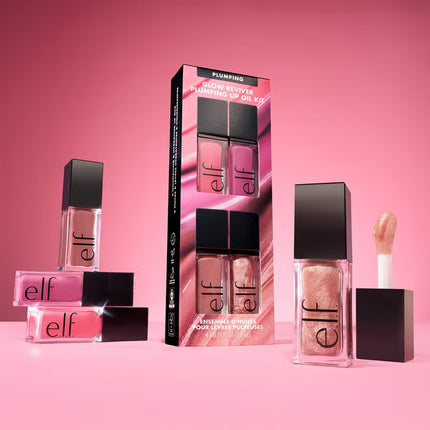 ELF Glow Reviver Plumping Lip Oil Kit