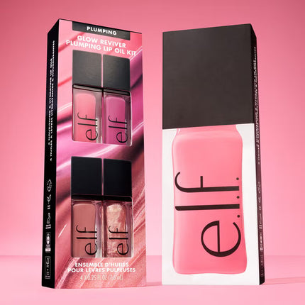 ELF Glow Reviver Plumping Lip Oil Kit