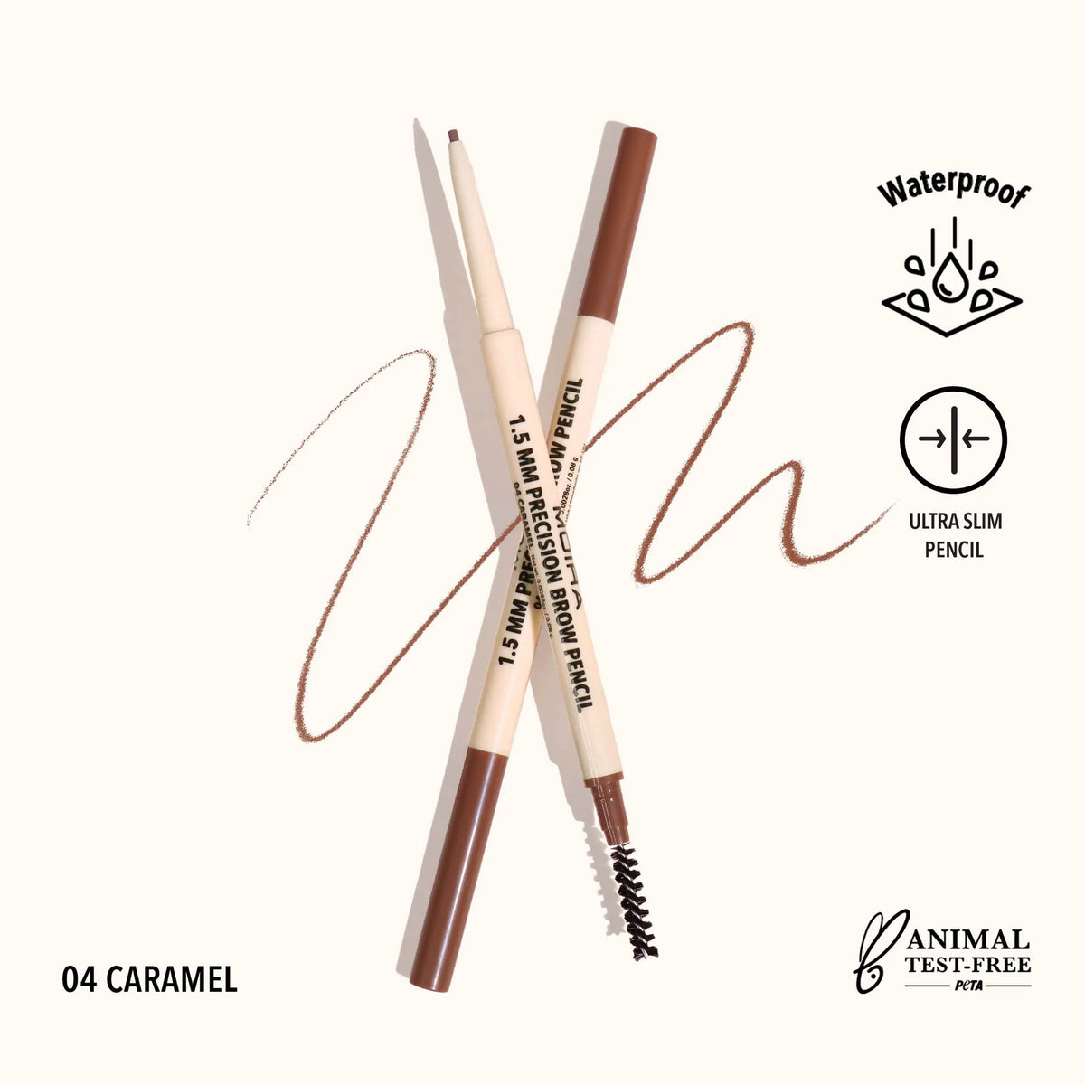 Lápiz de Precisión para Cejas Moira Beauty
