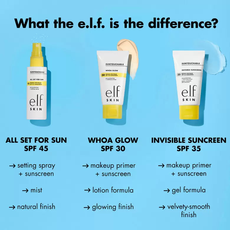 ELF ¡Suntouchable Invisible Sunscreen SPF 35