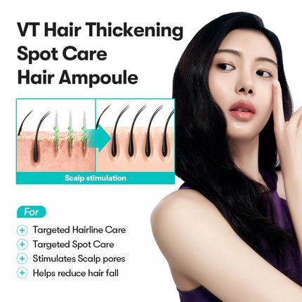 VT COSMETICS PDRN Reedle Shot Hair Ampoule 100dL – Ampolla para Cuero Cabelludo 15 ml