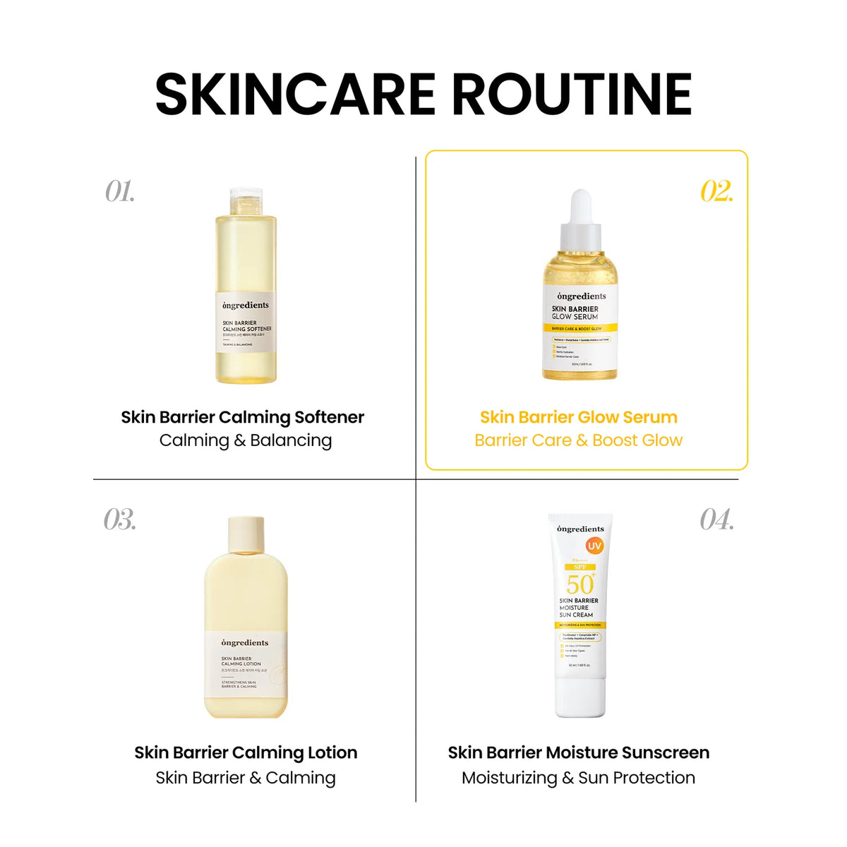 Ongredients Skin Barrier Glow Serum 50ml