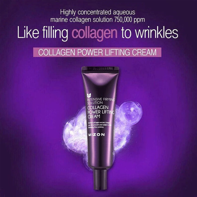 Mizon Collagen Power Lifting Cream – Crema Reafirmante con Colágeno Marino 35 ml