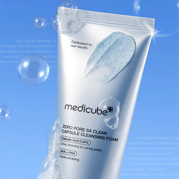Medicube Zero Pore SA Clear Capsule Cleansing Foam 120g