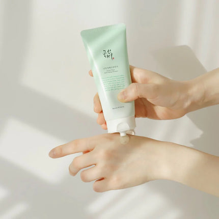 Beauty of Joseon Green Plum Refreshing limpiador profundo de poros, lavado facial para acné, removedor de puntos negros