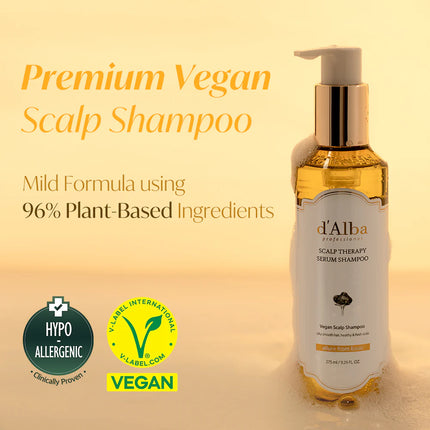 d'Alba Professional Repairing Scalp Therapy Serum Shampoo 275ml