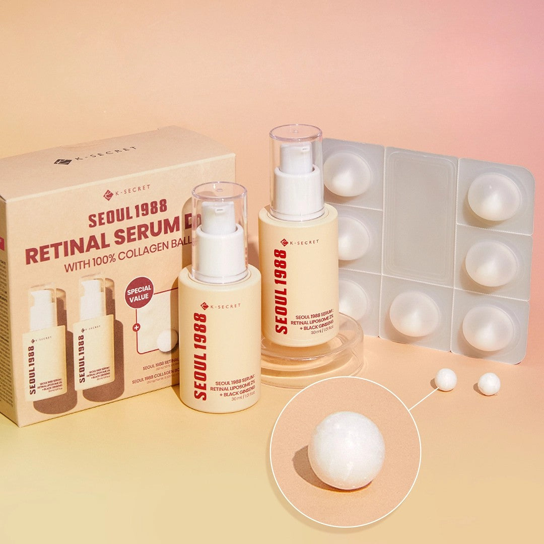 KSecret Seoul 1988 Retinal Black Ginseng Serum Double Set