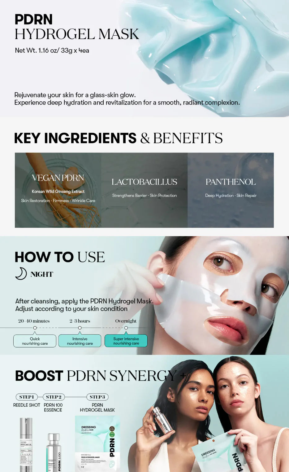 VT Cosmetics PDRN Hydrogel Mask 1u