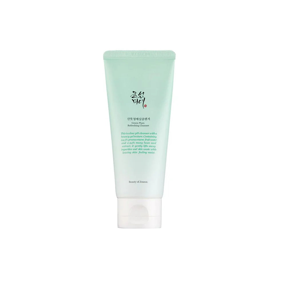 Beauty of Joseon Green Plum Refreshing limpiador profundo de poros, lavado facial para acné, removedor de puntos negros