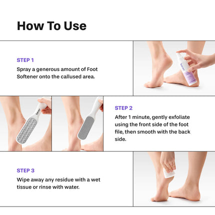Baren Spray exfoliante para eliminar callosidades de los pies 100 ml