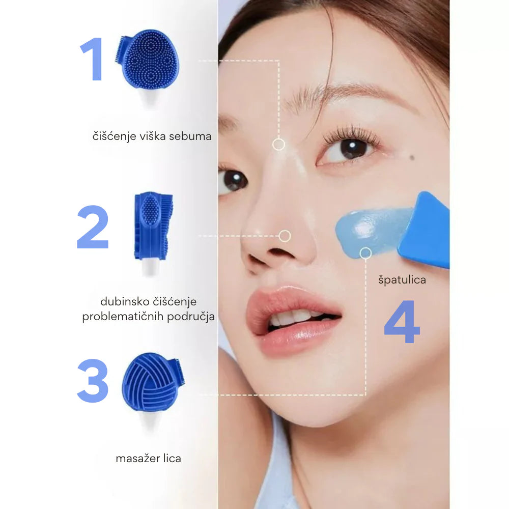 Medicube Cepillo multiporos y aplicador de mascarilla facial