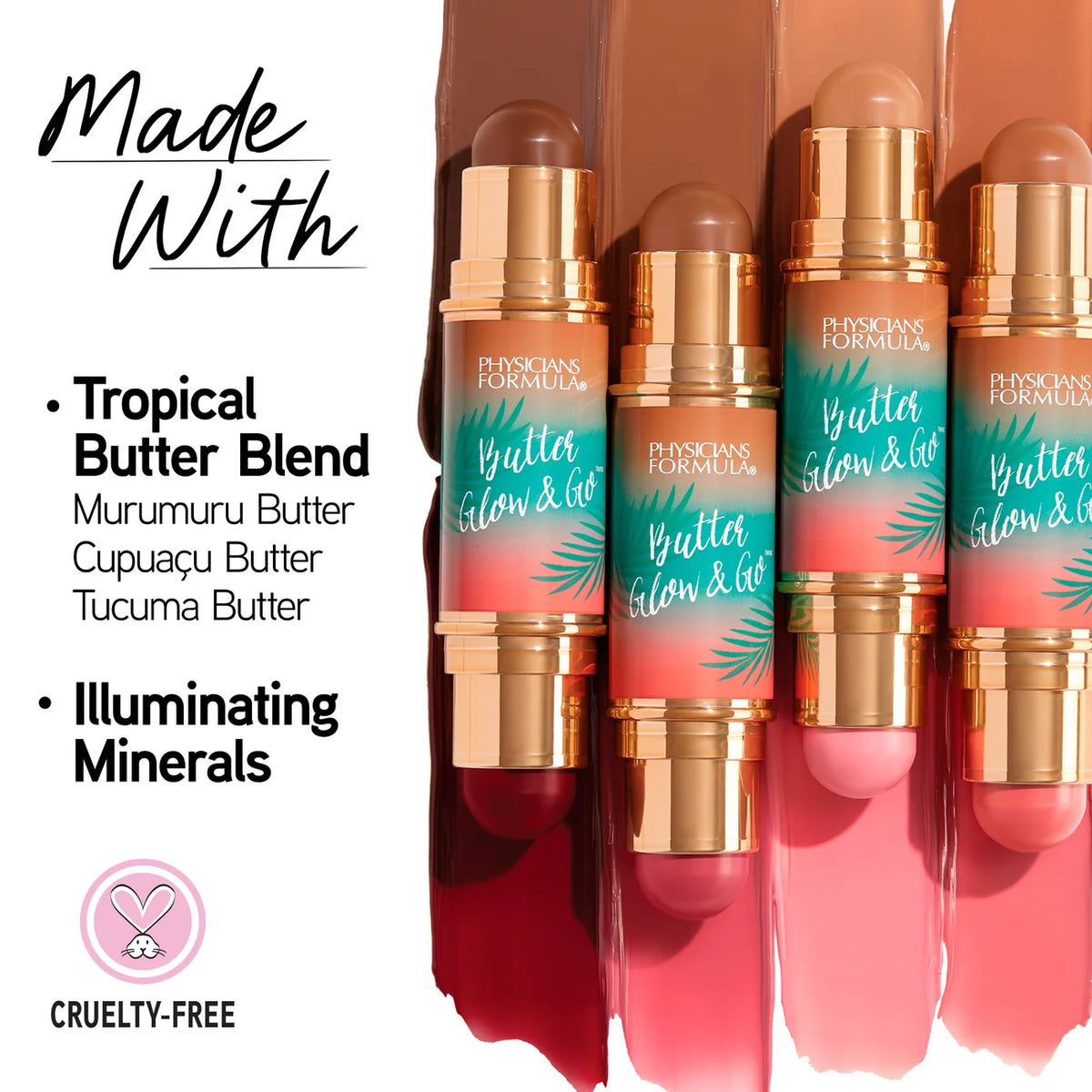 Physicians Formula Butter Glow & Go™ Multiuse Stick – Stick Multiuso Doble