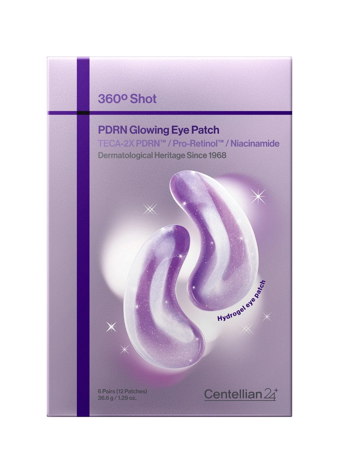 Centellian24 360º Shot PDRN glowing eye patch 1 par