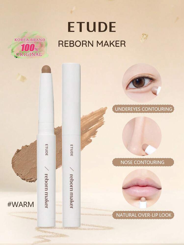 ETUDE Reborn Maker #Warm Shading – Contorno en Stick 1 g