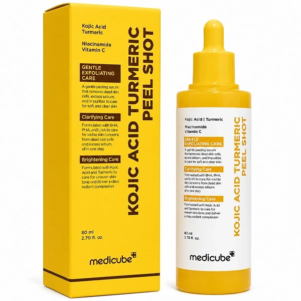 Medicube Kojic Acid Turmeric Peel Shot – Exfoliante Iluminador 80 ml