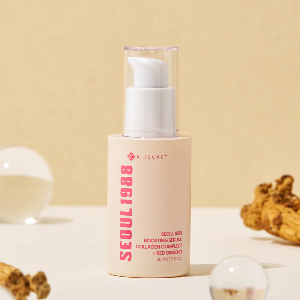 KSecret SEOUL 1988 Boosting Serum: Collagen Complex 7 + Red Ginseng 30ml