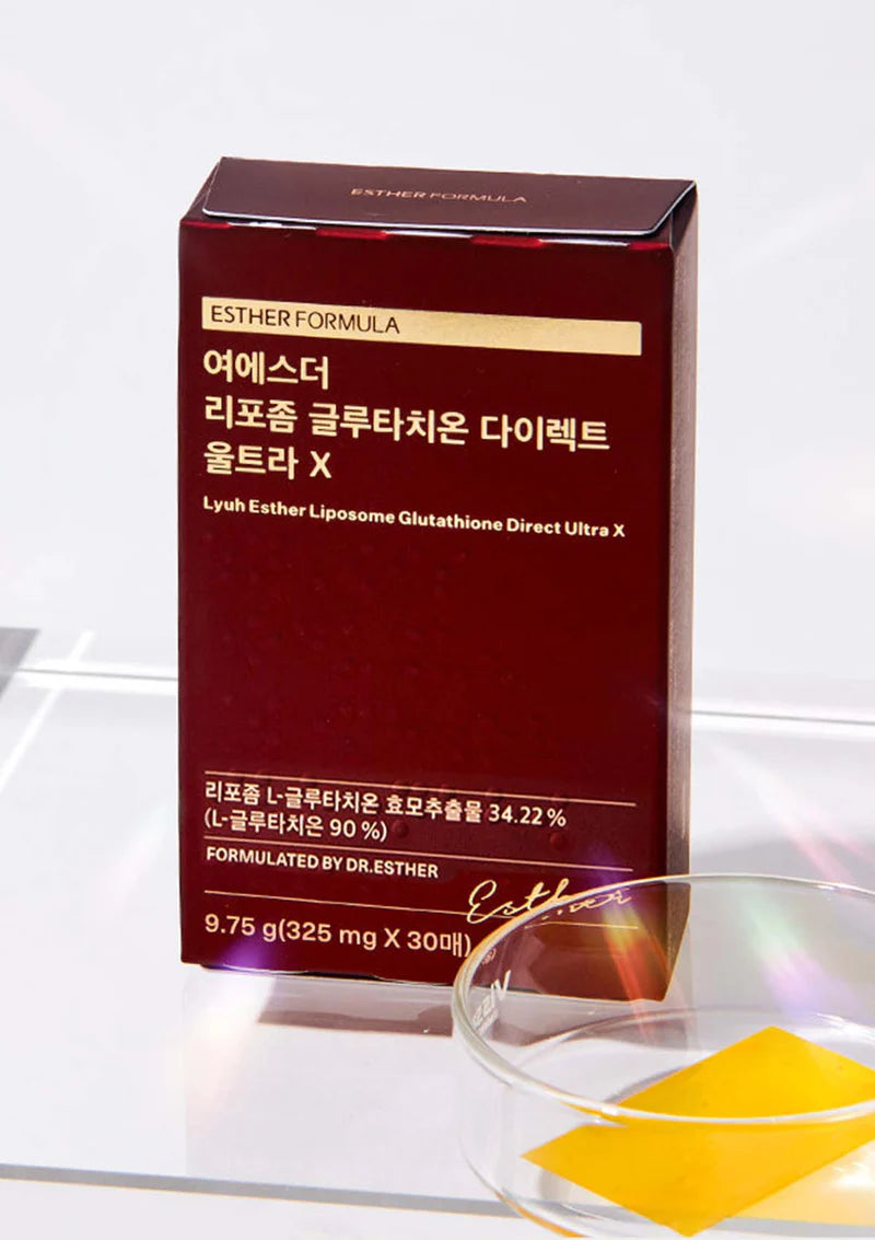 ESTHER FORMULA Lyuh Esther Liposome Glutathione Direct Ultra X -325mg x 30 films