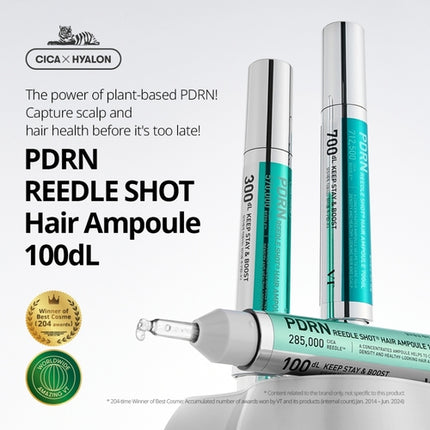 VT COSMETICS PDRN Reedle Shot Hair Ampoule 100dL – Ampolla para Cuero Cabelludo 15 ml