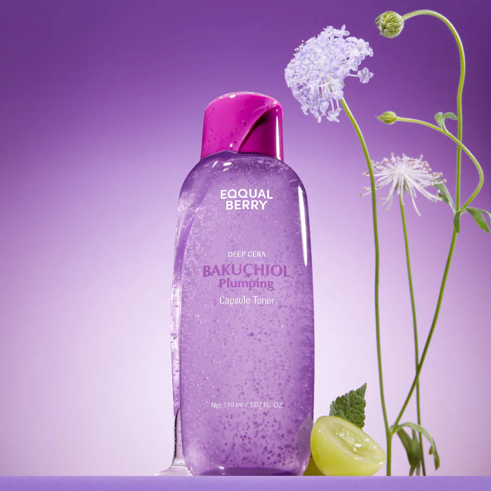 EQUALBERRY Bakuchiol Plumping Toner – Tónico Reafirmante e Hidratante 150ml