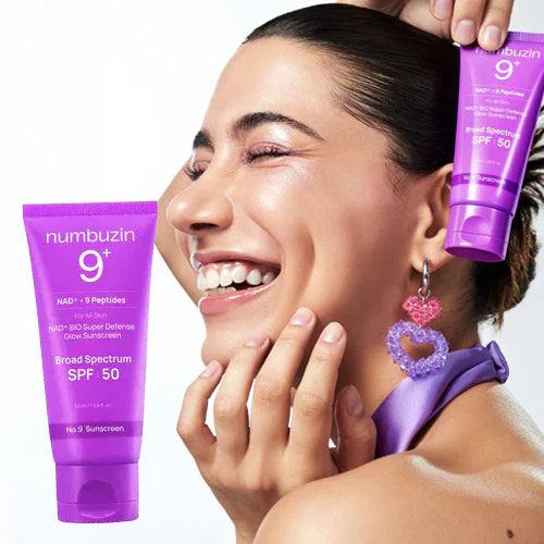Numbuzin No.9 NAD+ BIO Super Defense Glow Sunscreen 50ml
