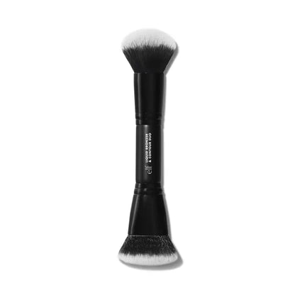 ELF Duo Brush Brocha doble para contorno y bronceador líquido