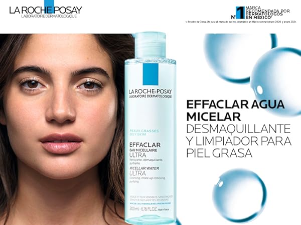 La roca Posay Agua micelar Effaclar para pieles grasas 400ml