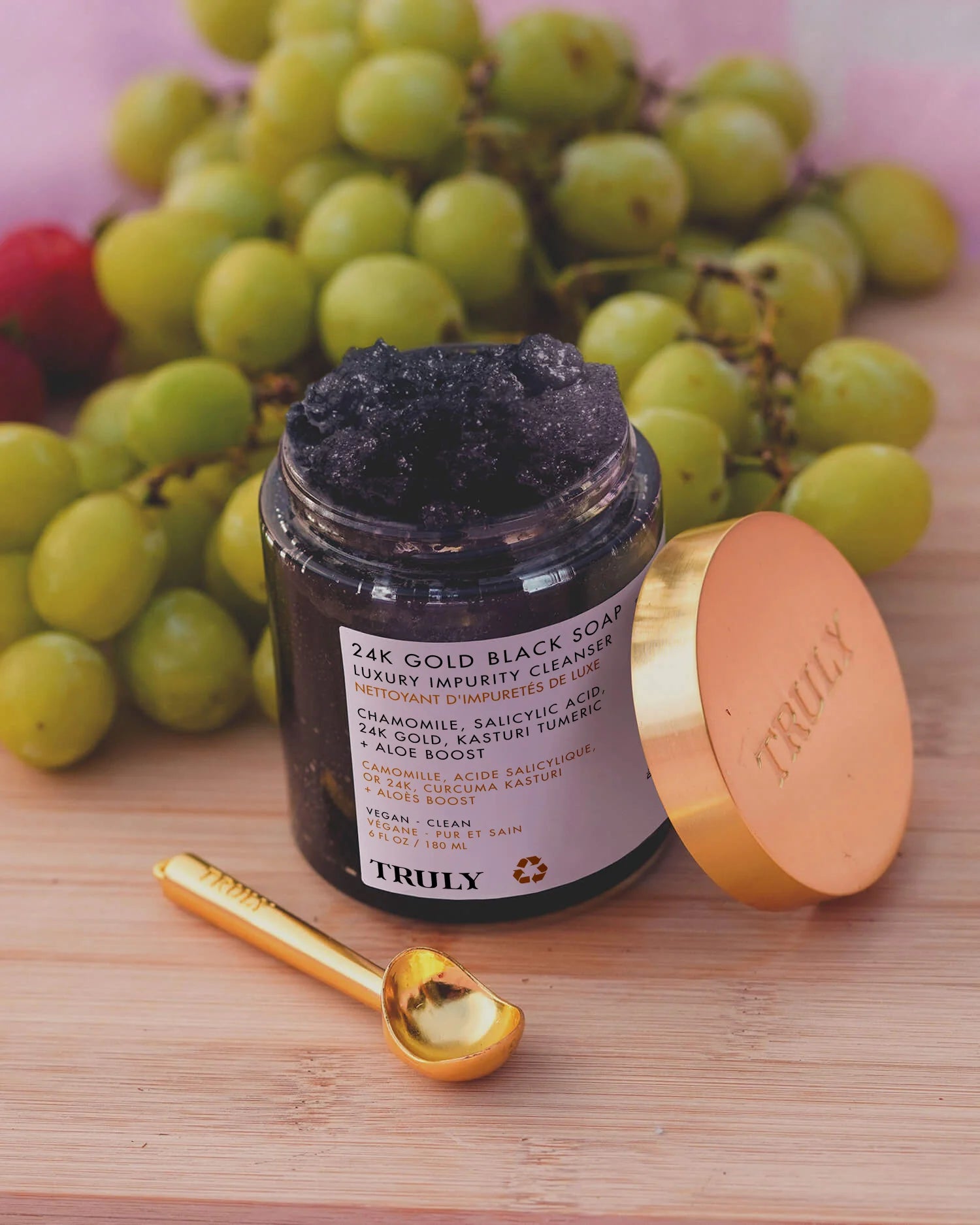 Truly 24K Gold Black Soap Luxury Impurity Cleanser