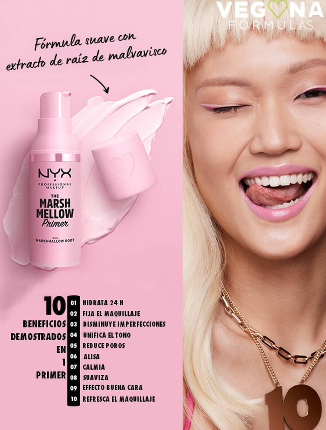 NYX Prebase de Maquillaje Mashmellow Smoothing 30ml