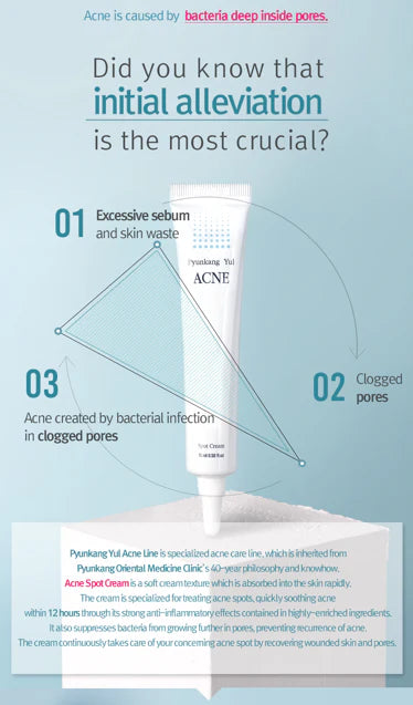 Pyunkang Yul - Crema antiacné Acne Spot Cream 15 ml