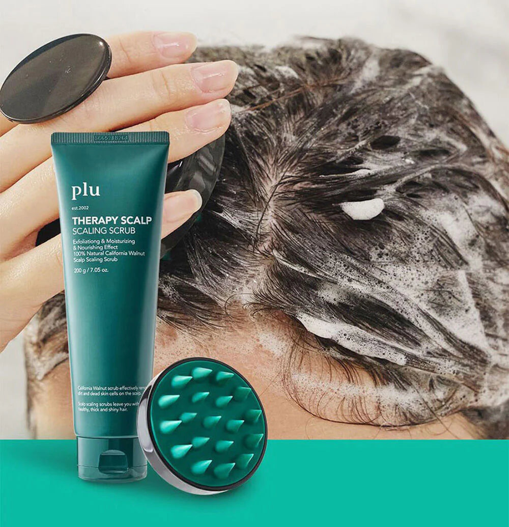 PLU Korean Therapy - Exfoliante de cuero cabelludo Peppermint 200g