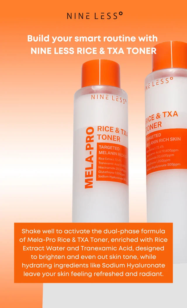 MELA-PRO Rice & TXA Toner 200ml Nineless