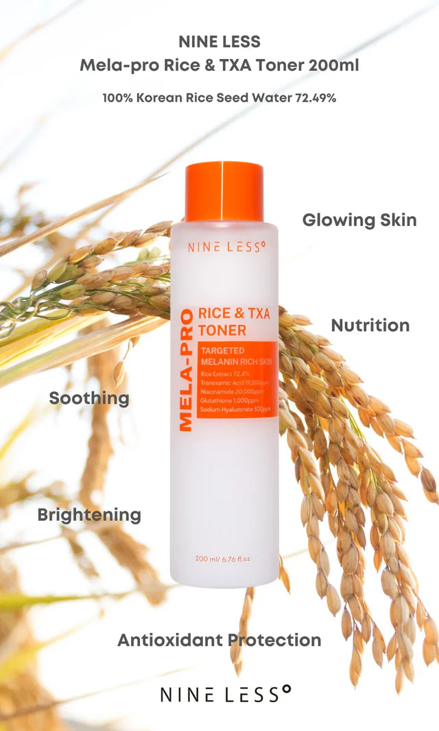 MELA-PRO Rice & TXA Toner 200ml Nineless