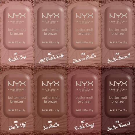 NYX Buttermelt Pressed Powder Natural Finish Bronzer