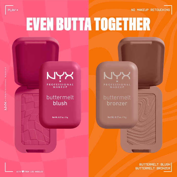 NYX Buttermelt Pressed Powder Natural Finish Bronzer