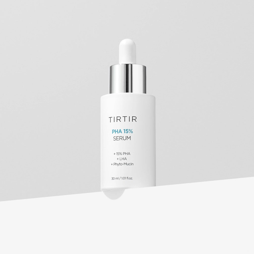 TIRTIR PHA - Suero exfoliante al 15% - Peeling hidratante Fórmula suave de PHA y LHA para pieles sensibles