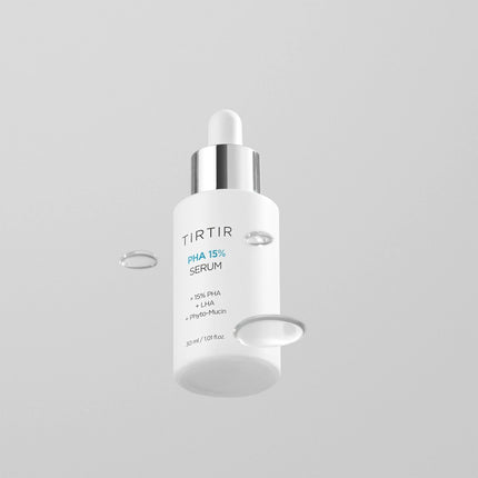 TIRTIR PHA - Suero exfoliante al 15% - Peeling hidratante Fórmula suave de PHA y LHA para pieles sensibles
