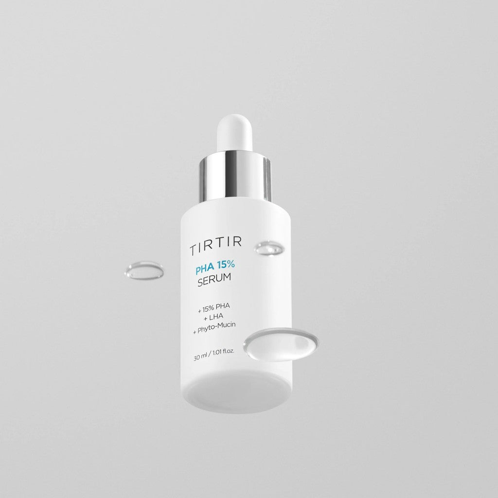 TIRTIR PHA - Suero exfoliante al 15% - Peeling hidratante Fórmula suave de PHA y LHA para pieles sensibles