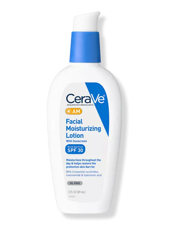 CeraVe AM Face Moisturizer con protector solar SPF 30